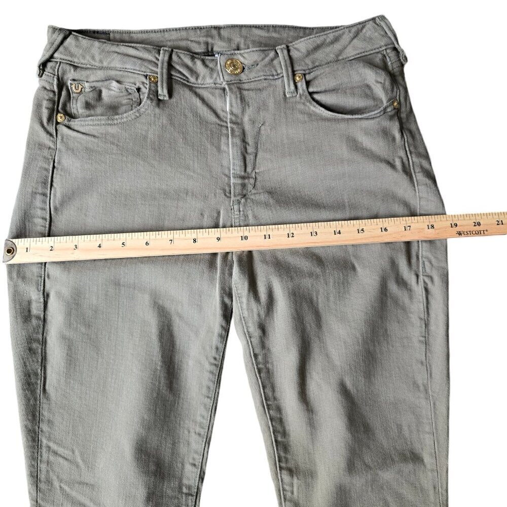 True Religion Jennie Curvy.Skinny Mid Rise  Casual -Blue denim Jeans. Size 30 - Picture 7 of 10